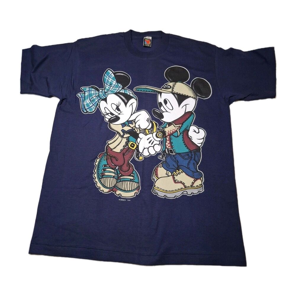 VTG Mickey Unlimited One Size Jerry Leigh Hip Hop Single Stitch Shirt Made USA
